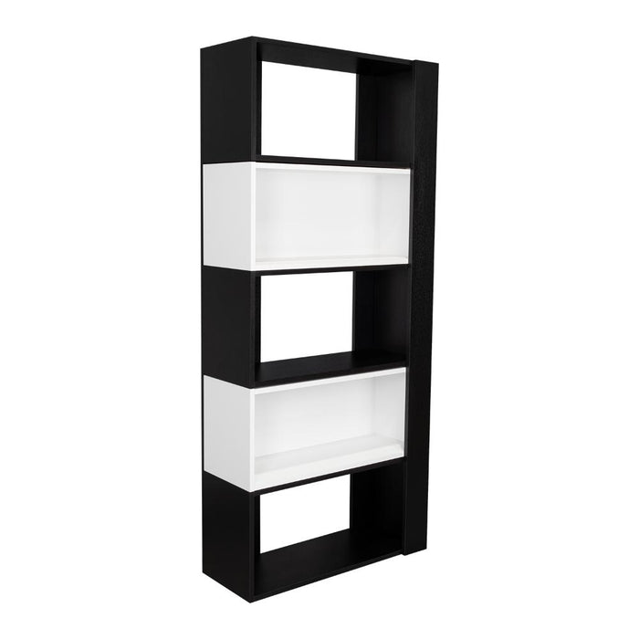 Biblioteca Ascher, Wengue y Blanco, con cinco entrepaños