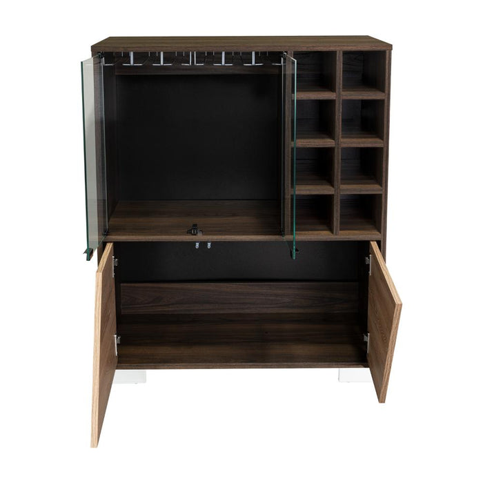 Bar Orus, Caoba y Miel con cuatro puertas batientes