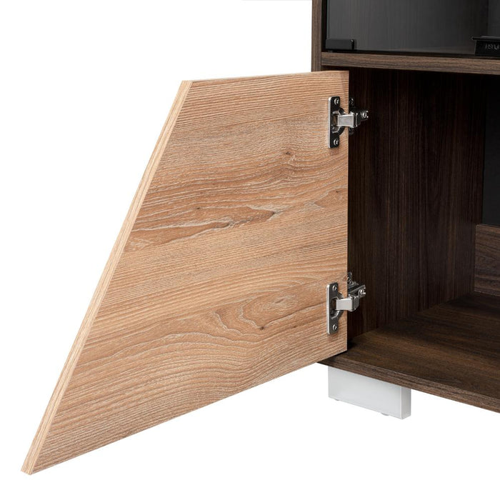 Bar Orus, Caoba y Miel con cuatro puertas batientes