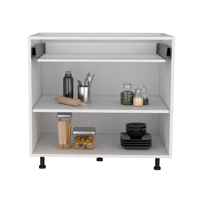 Gabinete Inferior, Bosso, Blanco Perla, No incluye puertas