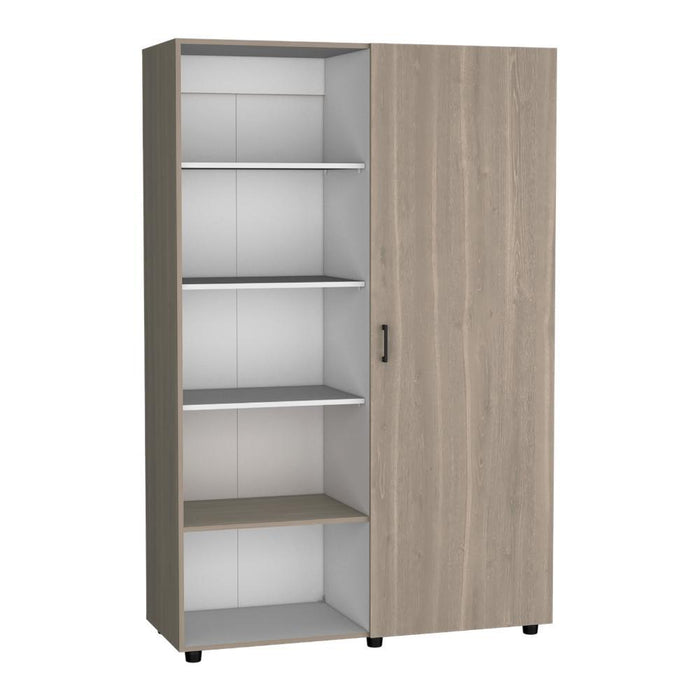 Closet Eco, Positano y Blanco, Pequeño Con Amplios Eespacios Para Guardar Ropa