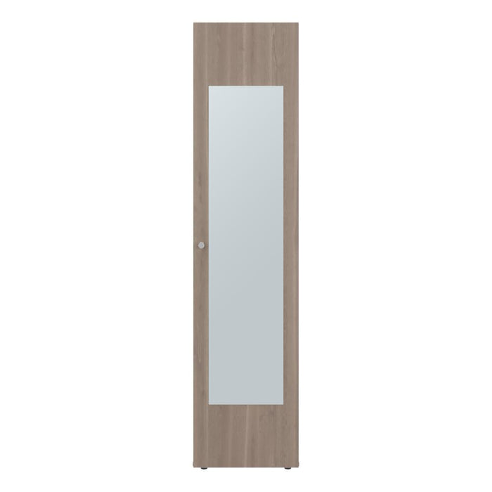 Closet Alma, Bardolino Y Blanco, Con espejo, Una puerta abatible y variedad de entrepaños  ZF