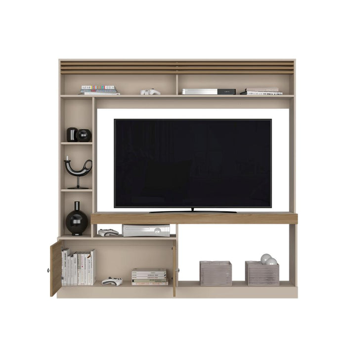 Mesa Para Tv Roy, Capri y Fresno Europeo, con Espacio Para Televisor de 55 Pulgadas