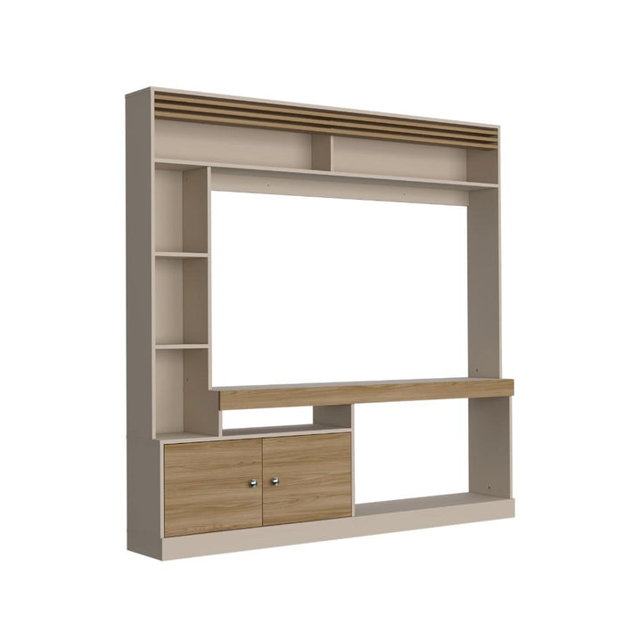 Mesa Para Tv Roy, Capri y Fresno Europeo, con Espacio Para Televisor de 55 Pulgadas