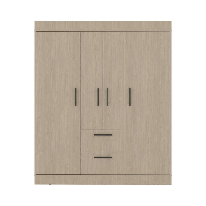 Closet Aura, Cartagena y Wengue, Con 4 Puertas y 2 Cajones