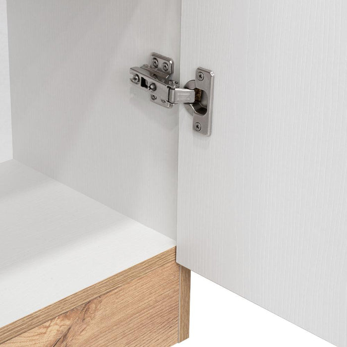 Closet Ainara, Fresno Europeo y Blanco, Con Cinco Entrepaños
