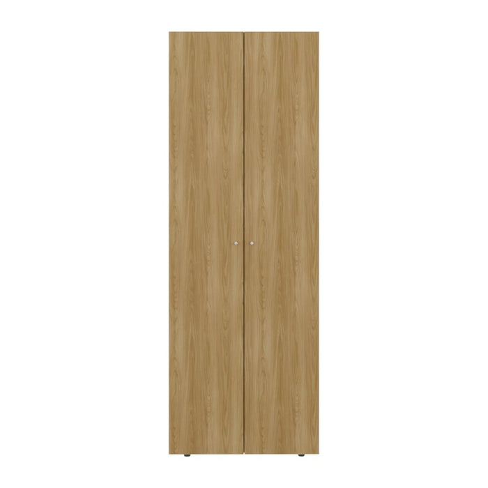 Closet Beico, Fresno Europeo y Blanco Duqueza, Con Dos Puertas Abatibles y Un TuboCromado