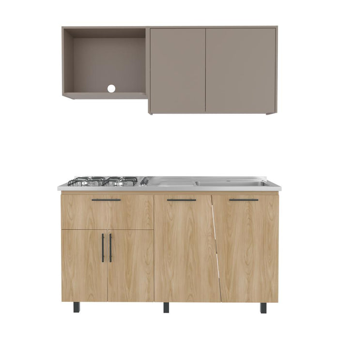 Cocina Integral Emilia, Fresno Europeo y Taupe, Sirve para meson Derecho o Izquierdo