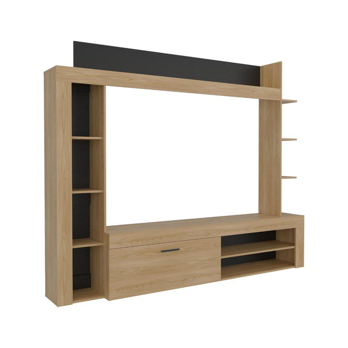 Centro de Entretenimiento Sensi, Fresno Europeo y Wengue, tiene capacidad para tv hasta de 75"