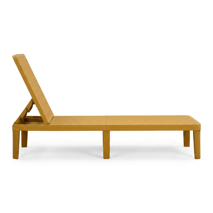 Cama Asoleadora Delhi, Amarillo, Diseño Minimalista