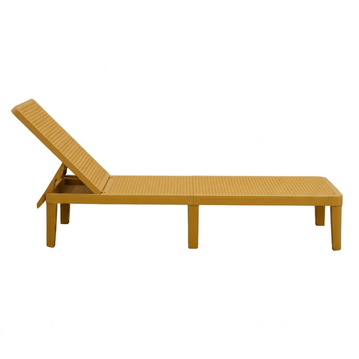 Cama Asoleadora Delhi, Amarillo, Diseño Minimalista