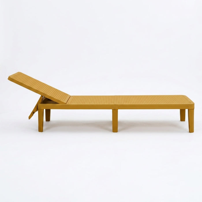 Cama Asoleadora Delhi, Amarillo, Diseño Minimalista