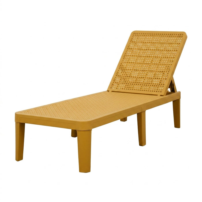 Cama Asoleadora Delhi, Amarillo, Diseño Minimalista