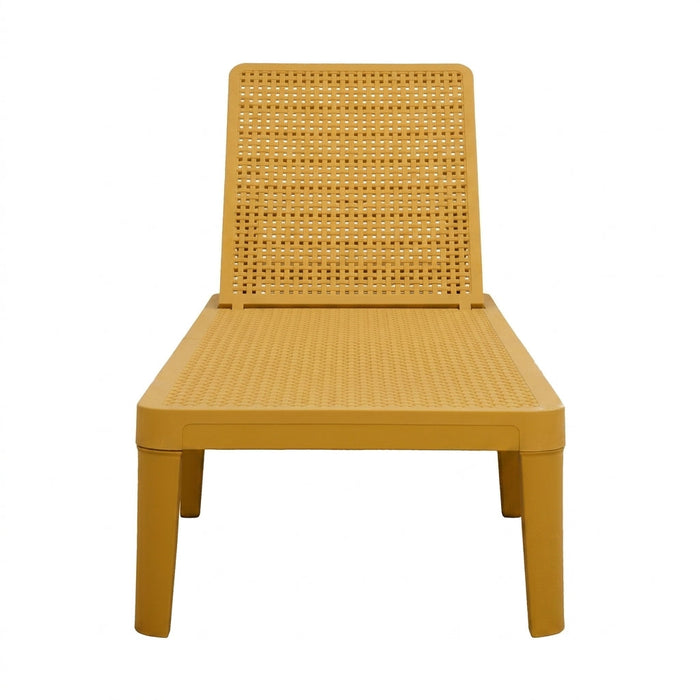 Cama Asoleadora Delhi, Amarillo, Diseño Minimalista