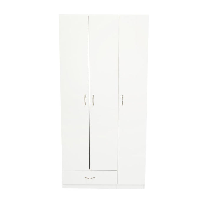 Closet Viltex, Blanco, Con Un Cajon, Amplios Espacio Para Ropa