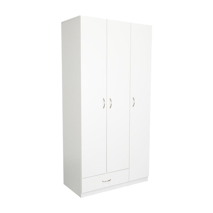 Closet Viltex, Blanco, Con Un Cajon, Amplios Espacio Para Ropa