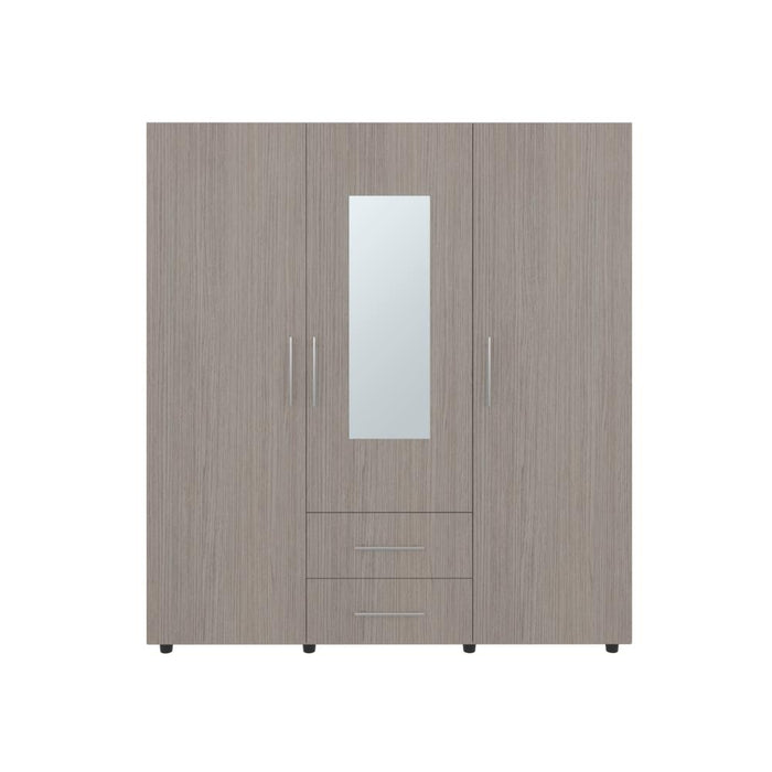 Closet Grays, Positano y Blanco, Puerta Con Espejo