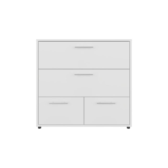 Organizador Apina, Blanco, con cuatro cajones deslizables ZF