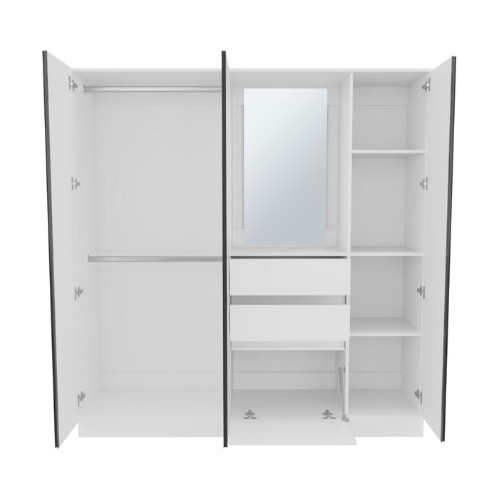Closet Mouren 177, Blando Duqueza, con Zapaterio Inferior De Puerta Abatible ZF