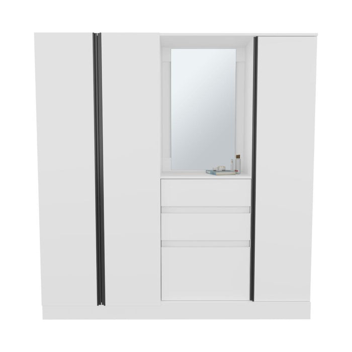 Closet Mouren 177, Blando Duqueza, con Zapaterio Inferior De Puerta Abatible ZF