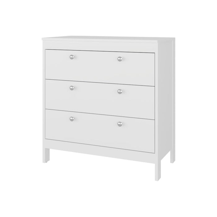 Organizador Newcastle, Blanco, Con tres cajones  ZF