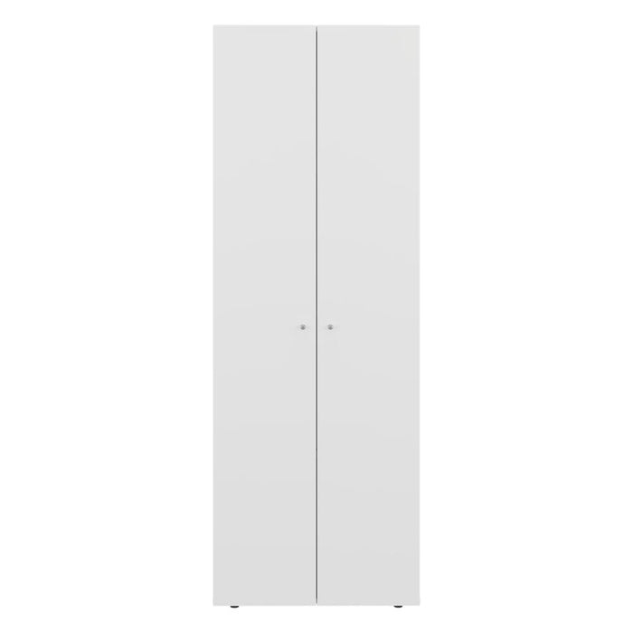 Closet Beico, Blanco Duqueza, con dos Puertas Abatibles y cuatro entrepaños