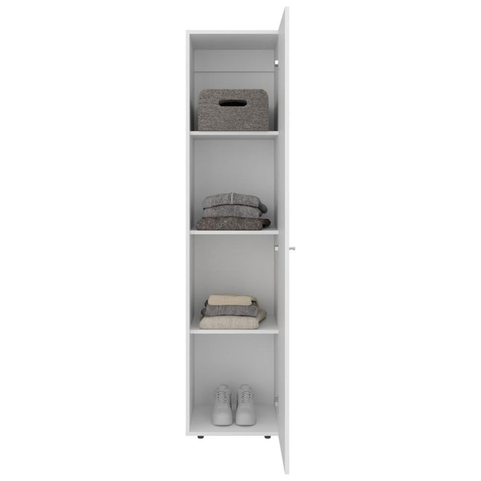 Closet Alma, Blanco Duqueza , Una puerta abatible y entrepaños para guardar ropa ZF
