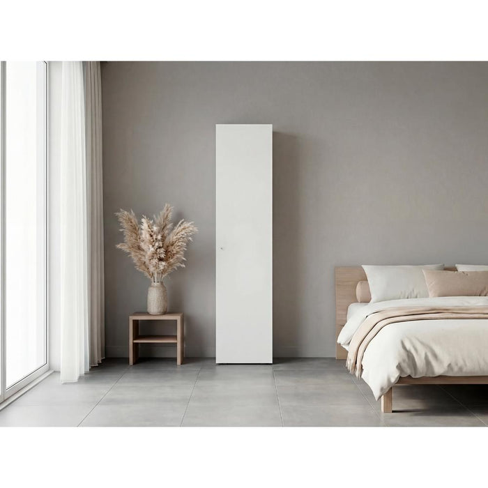Closet Alma, Blanco Duqueza , Una puerta abatible y entrepaños para guardar ropa ZF