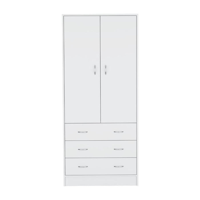 Closet Pilic, Blanco Duqueza, Tres Cajones Con Gran Capacidad De Almacenamiento ZF