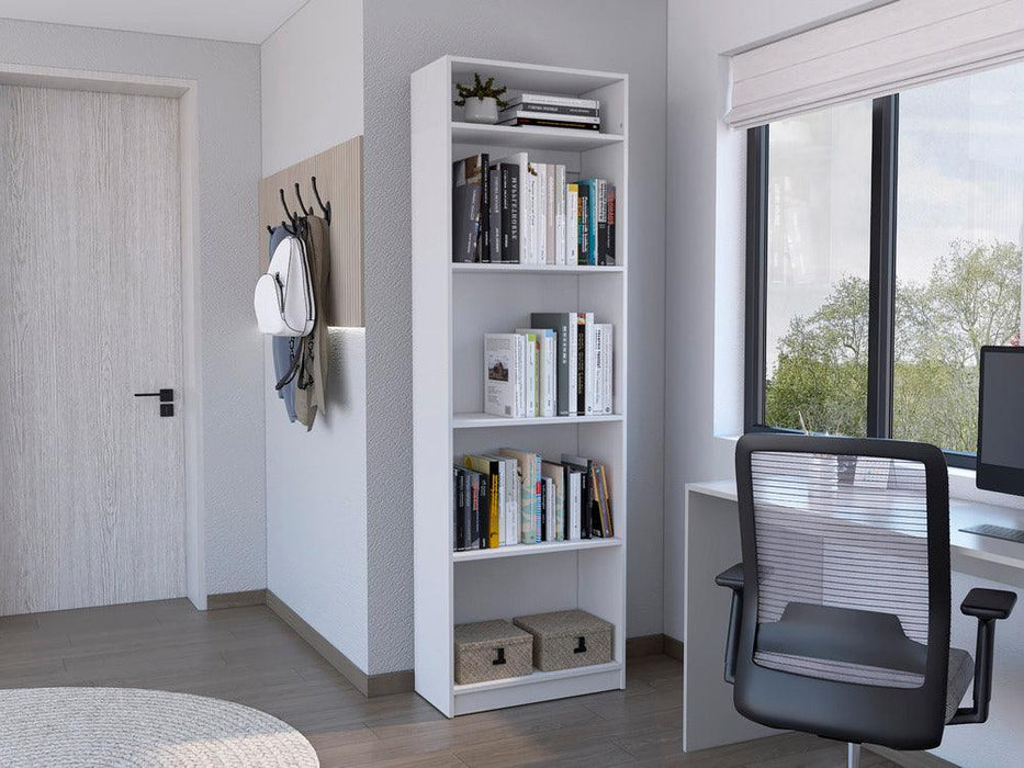 Complemento de Biblioteca Home, Blanco, para Adicionar un Compartimiento a tus Espacios