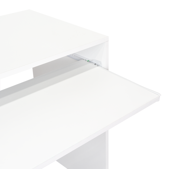 Combo Para Oficina Izan, Blanco, Incluye Escritorio y Biblioteca