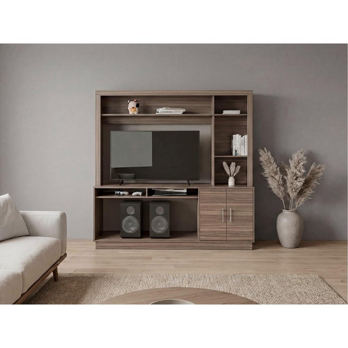 Mesa para Tv Romeo, Avellana, con Espacio Para Televisor para 55 Pulgadas