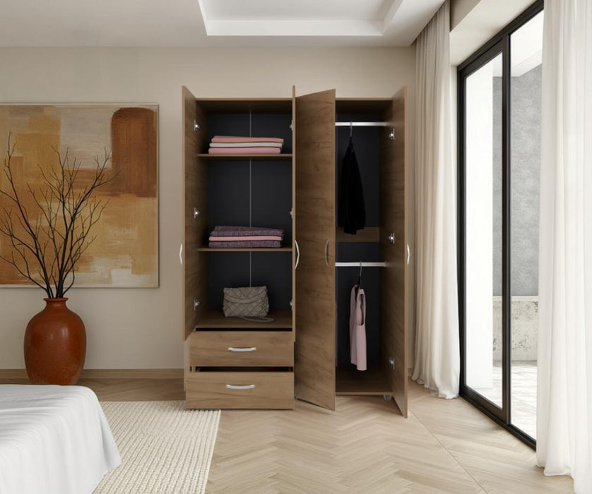 Closet Arkola, Kronos Fresno Europeo, Cuatro Puertas y Dos Cajones ZF