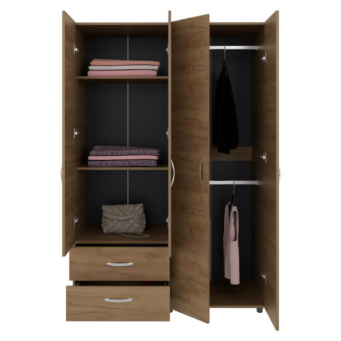 Closet Arkola, Kronos Fresno Europeo, Cuatro Puertas y Dos Cajones ZF