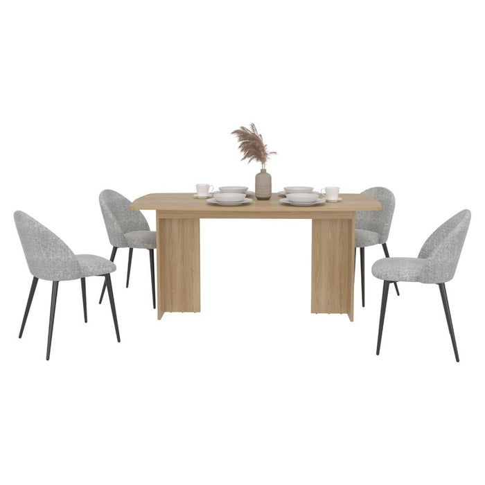 Comedor Bangok, Fresno Europeo, con diseño practico y funcional No incluye Sillas