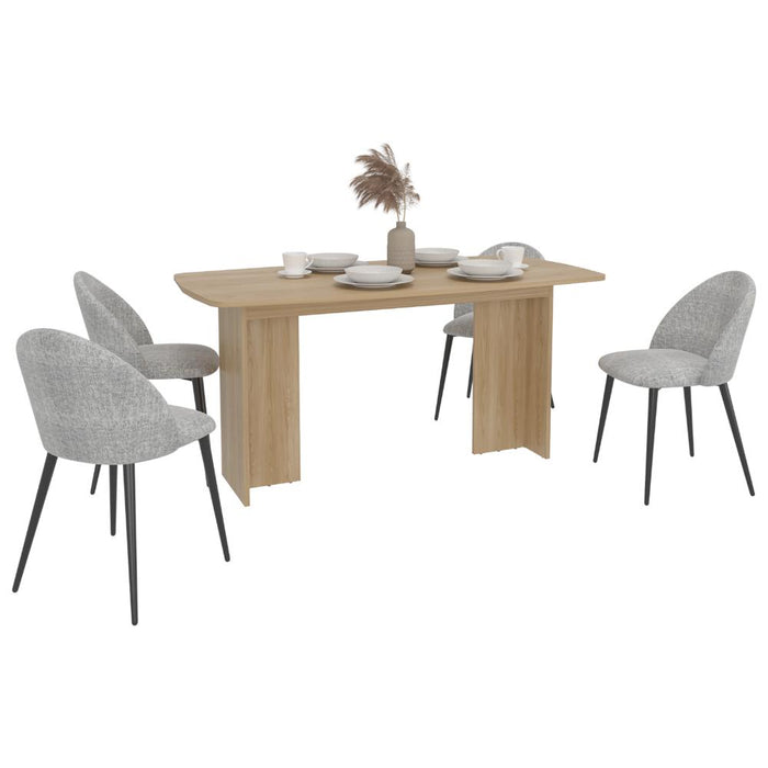 Comedor Bangok, Fresno Europeo, con diseño practico y funcional No incluye Sillas