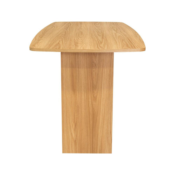 Mesa Para Comedor Bangok, Fresno Europeo, con diseño practico y funcional, No incluye Sillas