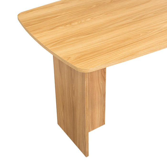 Mesa Para Comedor Bangok, Fresno Europeo, con diseño practico y funcional, No incluye Sillas