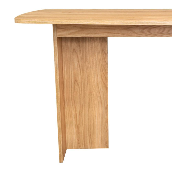 Mesa Para Comedor Bangok, Fresno Europeo, con diseño practico y funcional, No incluye Sillas