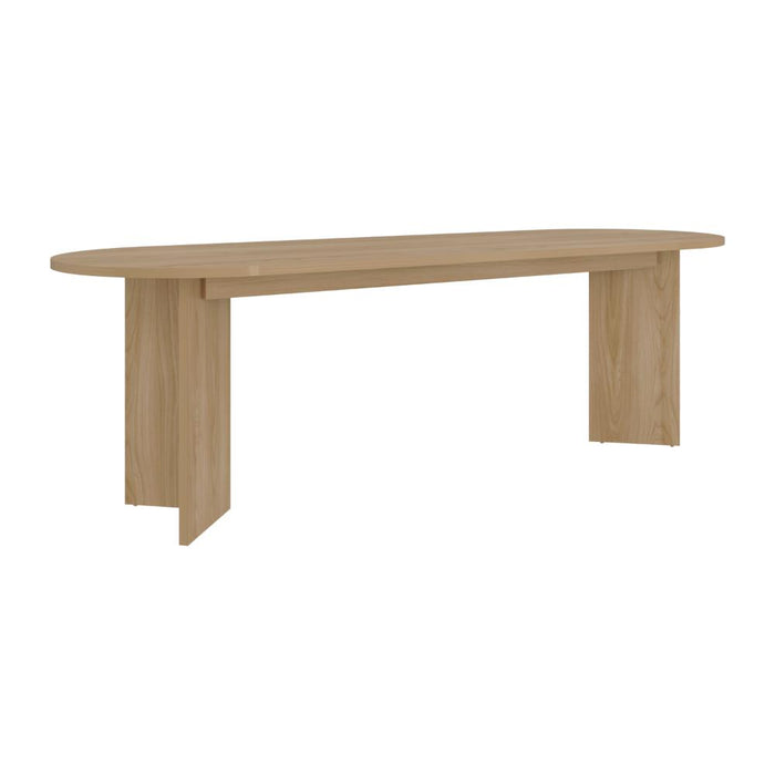 Mesa para Comedor Ted 241, Fresno Europeo, para 8 Puestos, No Incluye Sillas
