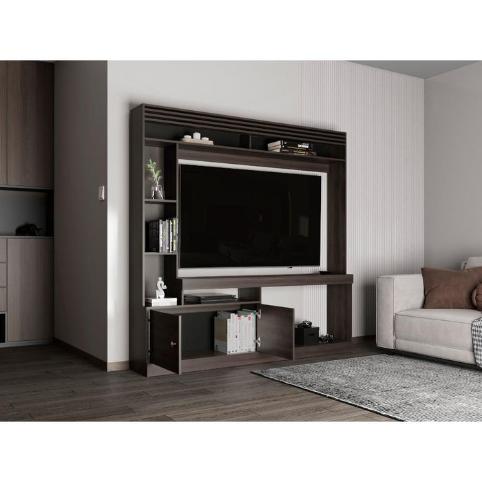 Mesa Para Tv Roy, Nogal Europeo, con Espacio Para Televisor de 50 Pulgadas ZF