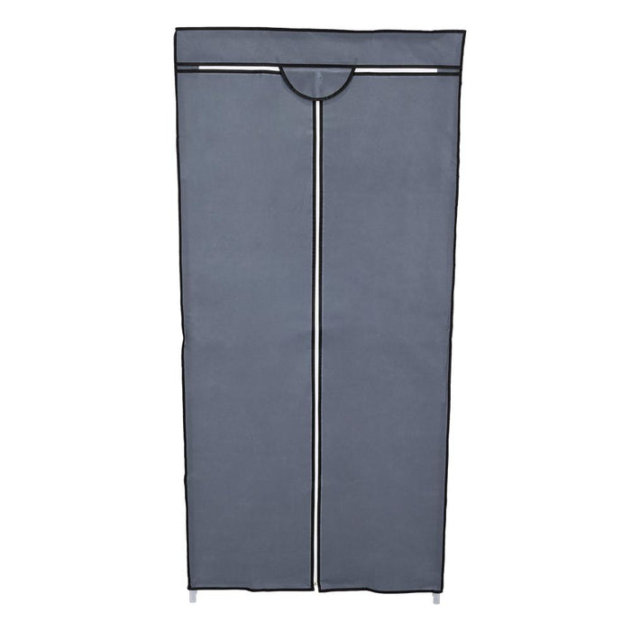 Closet Portátil Jeasken, Gris, Variedad de Entrepaños en Tela