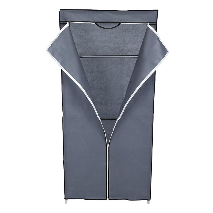 Closet Portátil Jeasken, Gris, Variedad de Entrepaños en Tela