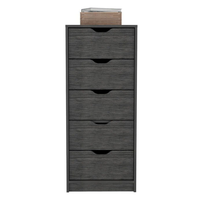 Organizador Brasilia, Gris, con cinco cajones multiusos deslizables ZF