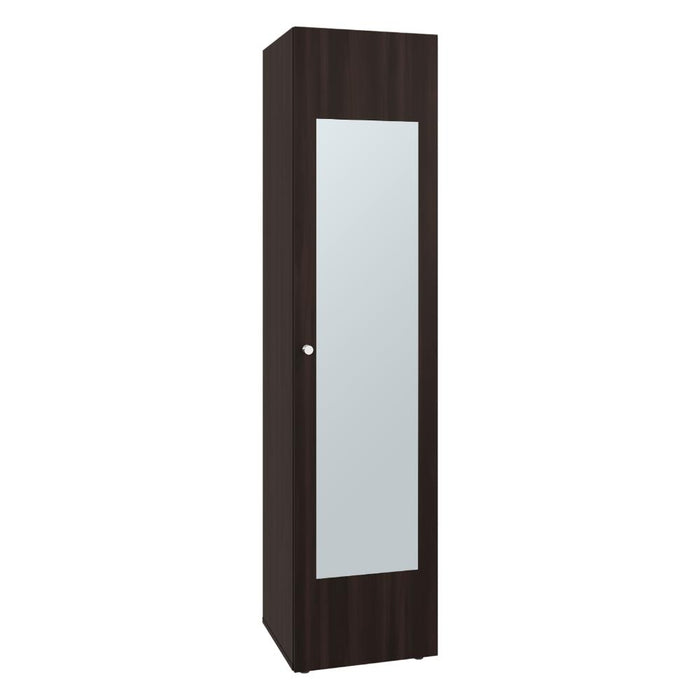 Closet con Espejo Alma, Kronos Nogal, Diseño moderno con entrepaños y puerta ZF
