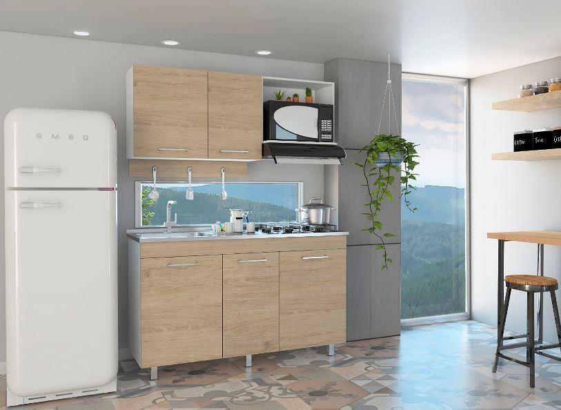 Cocina Integral Deneb, Cartagena y Blanco no incluye mesón