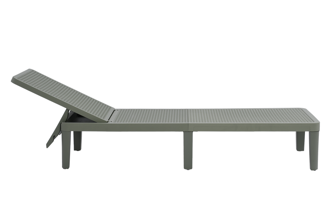 Cama Asoleadora Delhi, Verde, Diseño Minimalista