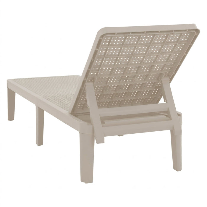 Cama Asoleadora Delhi, Gris Claro, Diseño Minimalista