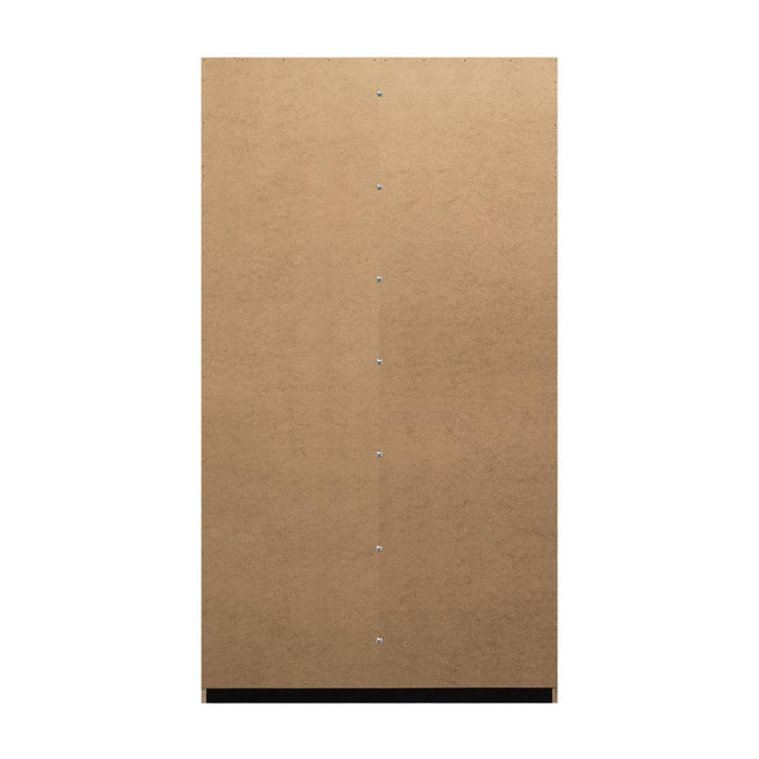 Clóset Maya, Wengue, con Dos Puertas Abatibles con Cerradura y Cuatro Entrepaños