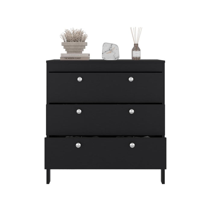 Organizador Newcastle, Wengue, Con tres cajones  ZF